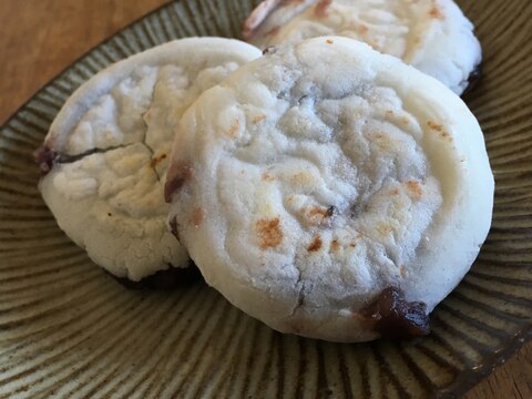 だんご粉で焼き餅